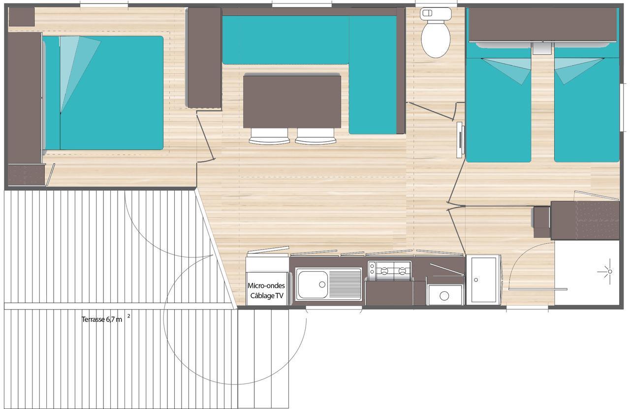 Campsite Mobil Home, Les Prairies De La Grimaud